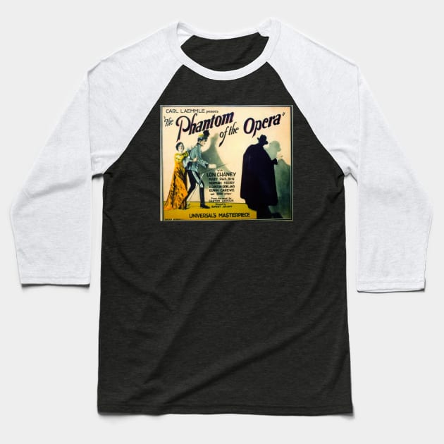 Phantom of the opera Baseball T-Shirt by mowpiper33